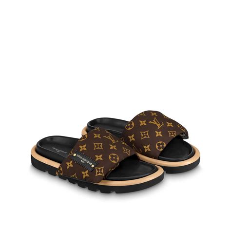 louis vuitton pool pillow comfort mules|Pool Pillow Flat Comfort Mule .